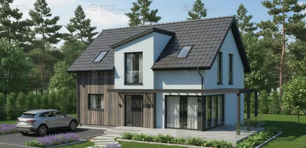 Проект Двухэтажный дом 11 на 14, 144 м2