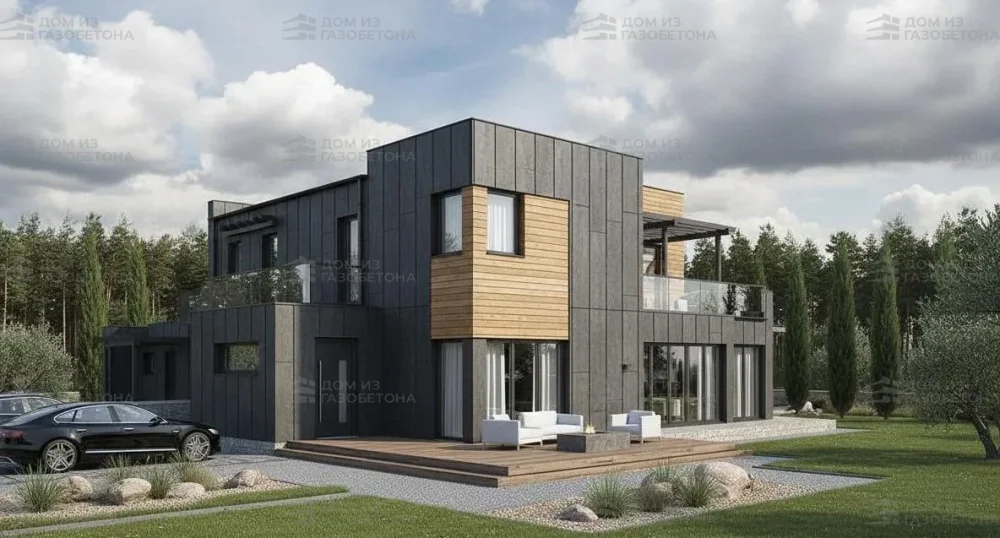 Проект Двухэтажный дом 18 на 27, 365 м2