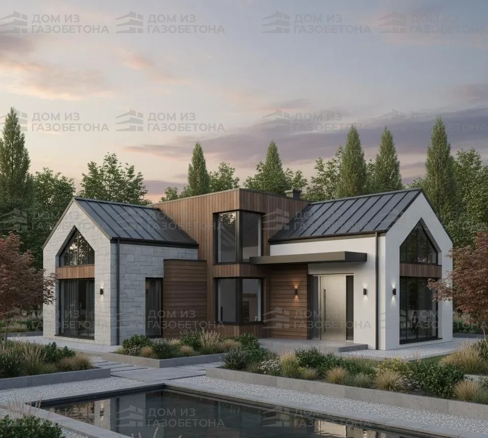 Проект Двухэтажный дом 9 на 10, 108 м2