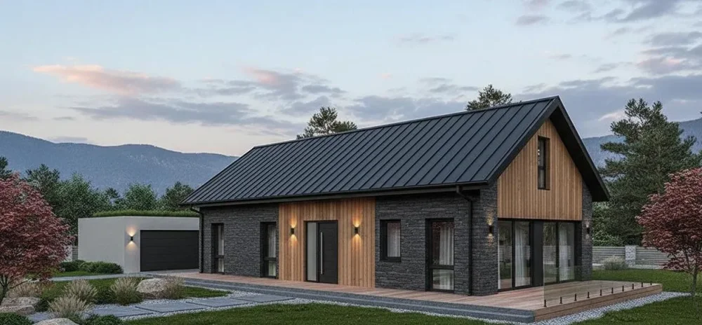 Проект Одноэтажный дом 22 на 11, 152 м2