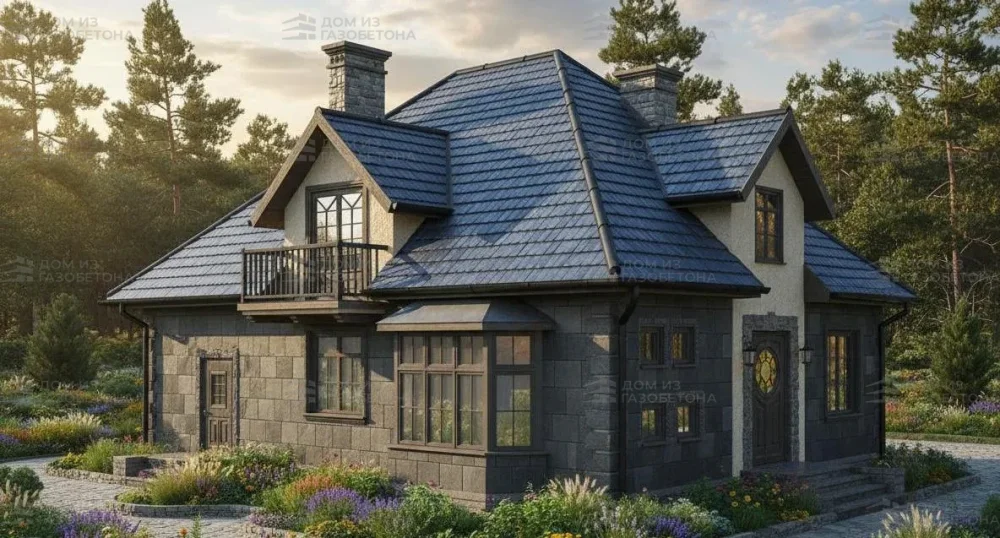 Проект Двухэтажный дом 12 на 9, 167 м2