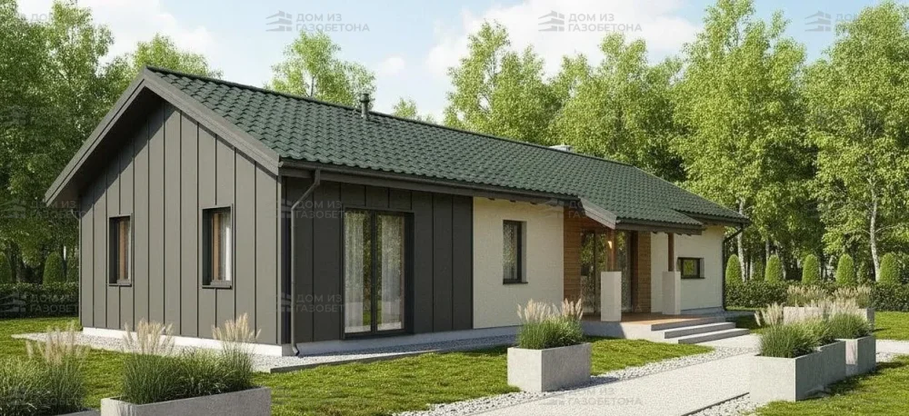 Проект Одноэтажный дом 20 на 9, 137 м2